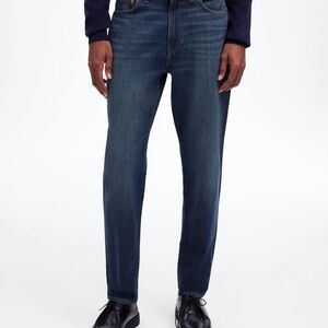 Madewell Men's Dark Blue Relaxed Jeans 30x30